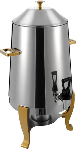 Dispensador de bebidas calientes de 3.4 galones, dispensador de bebidas calientes de acero inoxidable, urna comercial de agua caliente para café,