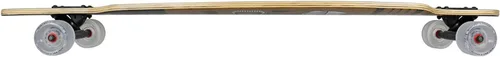 Vista 5 de Paradise Longboard Drop Through Complete Cruiser Skateboard, Tiki Face, 9.5 x 44 pulgadas