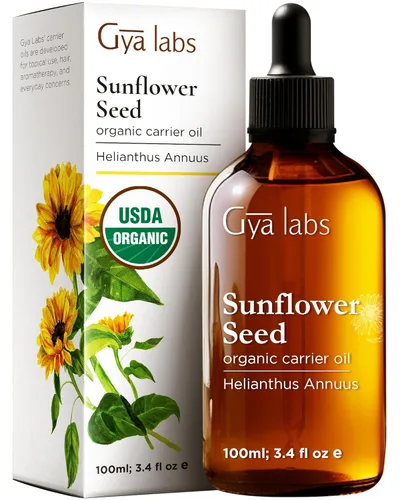 Vista 7 de Gya Labs - Aceite de semillas de zanahoria orgánico para el crecimiento del cabello, tópico para protección ultravioleta, piel seca e irregular