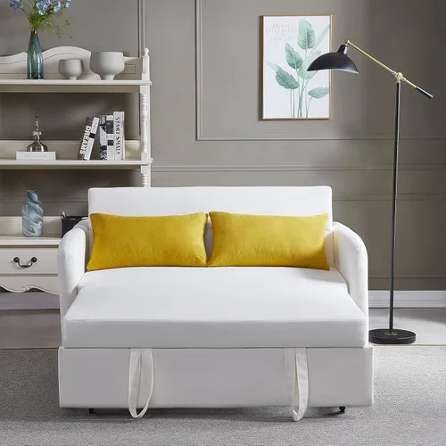 Vista 3 de FANYE Sofá biplaza extraíble, sofá de 2 plazas y sofá con respaldo ajustable, juego de muebles para el hogar, apartamento, oficina, sala de estar