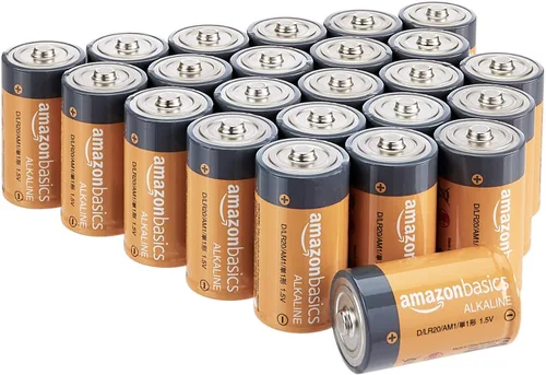 Vista 7 de Amazon Basics - Paquete de 4 pilas alcalinas de celda D de uso diario, 1,5 voltios, vida útil de 5 años