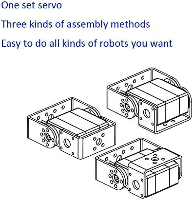 Vista 6 de RDS3218 44.1 lbs 270 grados U Mount RC Digital Servo - Servo de brazo de motor robot impermeable - Servo de engranaje de metal completo de alto par