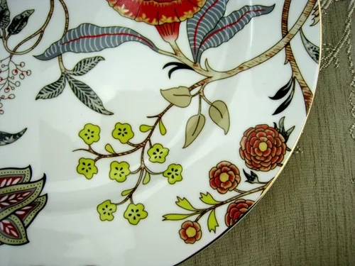 Vista 5 de 24Piece Dinnerware Sets, Round Dinner Plates, Scratch Resistant,Microwave, Oven, Dishwasher Safe