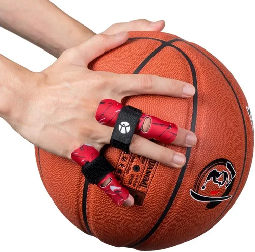 Vista 10 de Kuangmi Soporte de dedo protector, férula para el alivio del dolor para baloncesto voleibol béisbol, Negro, 1