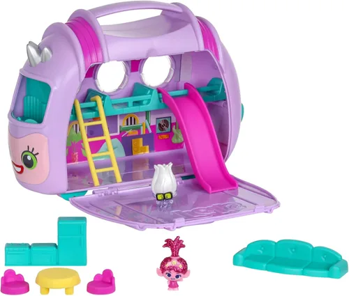 Vista 9 de DREAMWORKS TROLLS Band Together Mineez 10 piezas Rhonda Play & Display Case Exclusivo de Yaxa