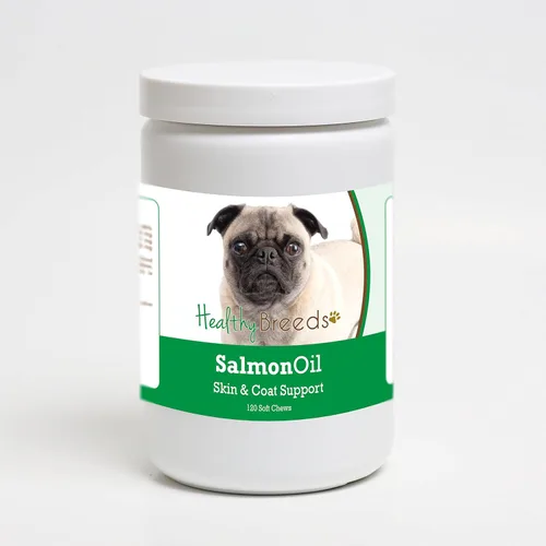 Vista 366 de Healthy Breeds Affenpinscher - Masticables suaves de aceite de salmón, 90