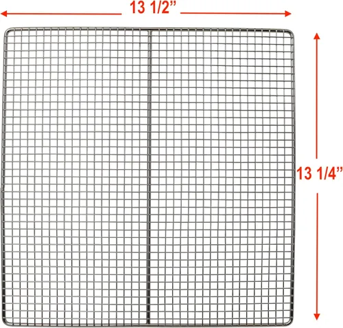 Vista 2 de Kitchen Basics 101 Pantalla para freidora profunda de 13-1/4 x 13-1/2 pulgadas, reemplaza la pantalla de migas para freidora Pitco, parte de calidad