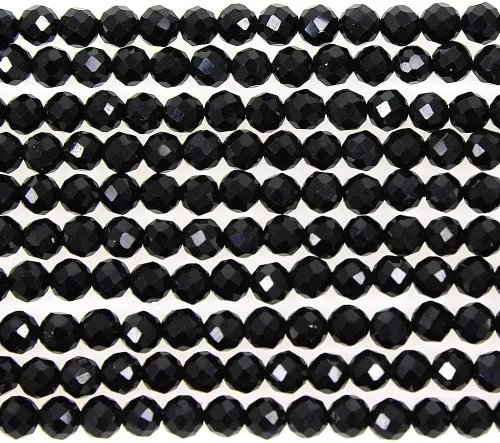 Vista 18 de MJDCB Cuentas sueltas redondas de amazonita natural facetadas de 0.118 in para hacer joyas, pulseras y collares