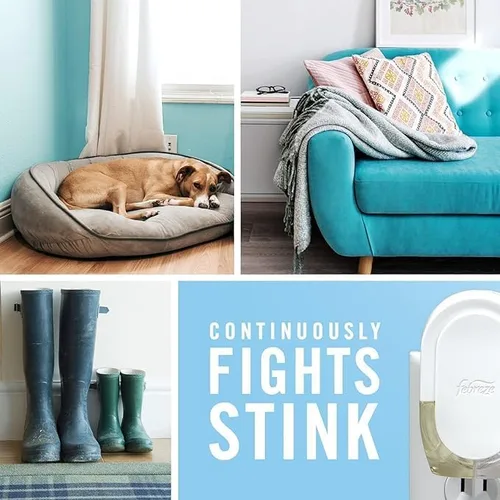 Vista 5 de Febreze - Recambio de ambientador antiolor que combate el olor Defy PLUG, Gain Moonlight Breeze, (2) de repuestos de 0.87 onzas líquidas