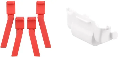 Vista 2 de INLIMA Accesorios para drones FIMI 4 piezas kits de tren de aterrizaje para FIMI X8 SE pies extensor de altura, cubierta de protección de lente