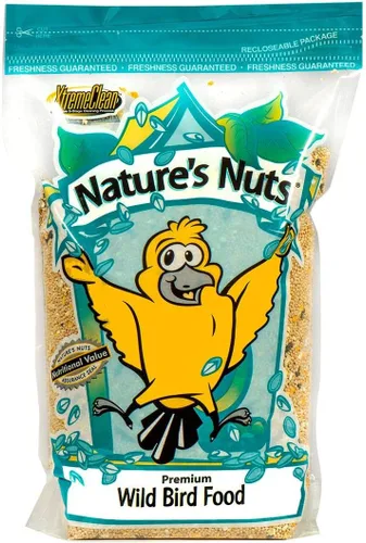 Nature's Nuts Alimento prémium para aves silvestres (sin milo) - 10 libras