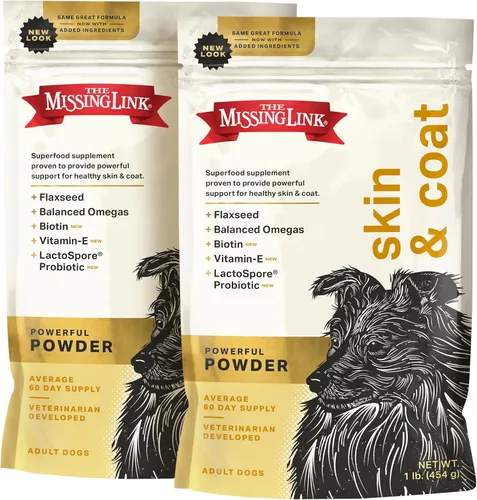Vista 10 de The Missing Link Suplemento de Piel y Pelaje + Probióticos Bolsa de 1 Libra – Potente Polvo de Superalimento para Perros que Apoya la Piel Saludable