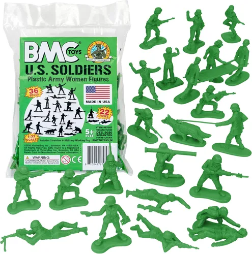 Vista 17 de BMC - Figuras de plástico para mujer, 36 unidades, color azul, fabricadas en Estados Unidos