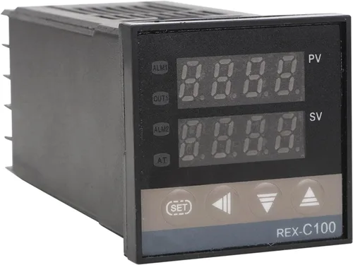 Vista 5 de Controlador de temperatura PID inteligente, controlador de temperatura digital REX-C100 + relé de estado sólido de 40 A + termopar K GD Set 0 a