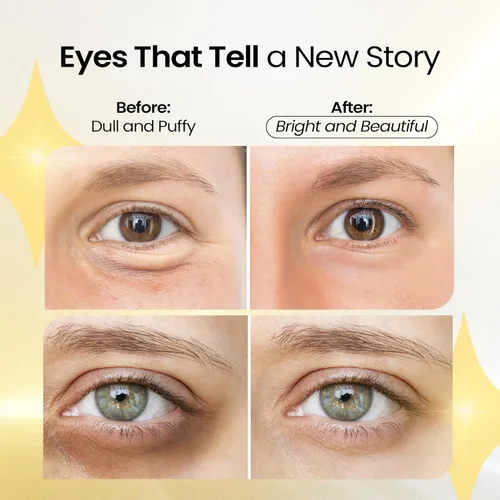 Vista 8 de LA PURE Máscara de oro de 24 K, tratamiento para contorno de ojos, (15 unidades)