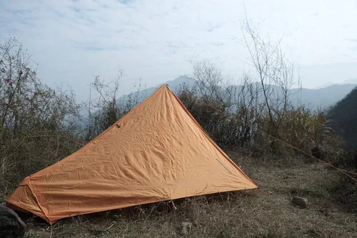 Vista 9 de 1 Person Trekking Pole Tent for Backpacking - Ultralight Backpacking Tent, Waterproof Hiking Tent for Camping, Lightweight Camping Tent for Scouts