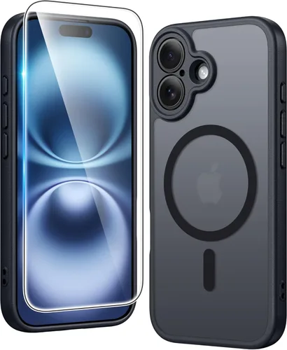 Vista 11 de FNTCASE para iPhone Air Case Clear: Fundas magnéticas para teléfono con protector de pantalla a prueba de caídas, compatibles con Magsafe, delgadas