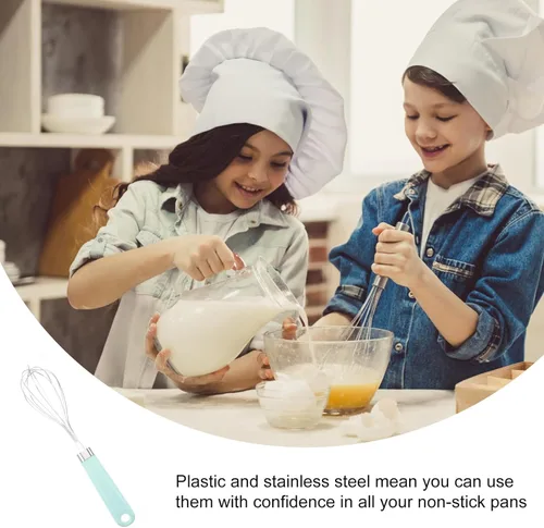 Vista 2 de Green Plastic Handle Baking Utensils Set with Heat-resistant Kitchen Tools for Non-stick Cookware Easy-clean Cooking Gadgets for Home Baking and