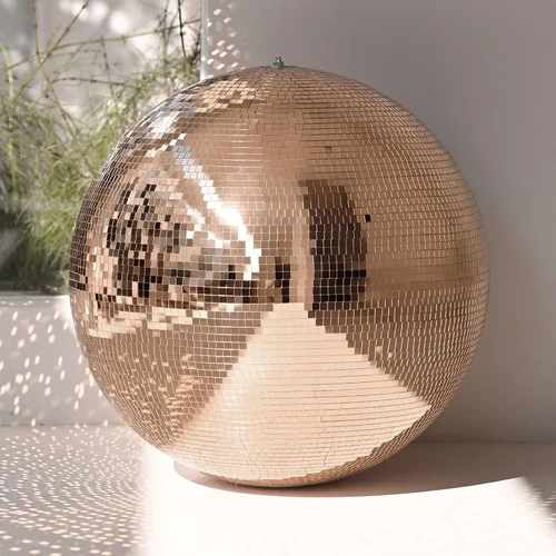 Vista 29 de Yescom Juego de 8 bolas de discoteca de 7/12/16/20/24 pulgadas, bolas de espejo surtidas, decoración de vidrio para colgar para fiestas de los años