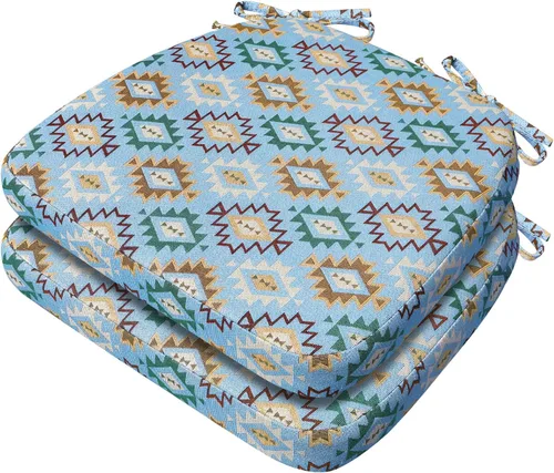 Vista 137 de AAAAAcessories - Cojines para silla en forma de D, 2" de espesor, almohadillas para sillas de comedor con lazos y removibles, cubierta lavable a