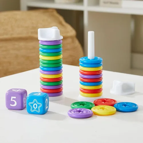 Vista 6 de ThinkFun My First Math Dice - Juego de conteo atractivo para niños Mejora las habilidades matemáticas y numéricas Actividad divertida