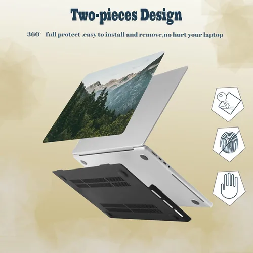 Vista 57 de Carcasa para laptop MacBook Air de 11 pulgadas 2015 2014 2013 2012 2011 2010 versión modelo A1465 A1370, Air 11.6 pulgadas a presión funda rígida