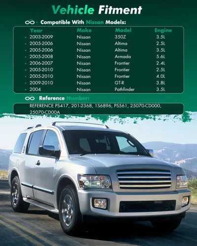 Vista 3 de SCITOO Interruptor del sensor de presión de aceite PS417 25070-CD00A compatible 2003-2009 para Nissan 350Z, 2005-2006 para Nissan Altima, 2005-2008