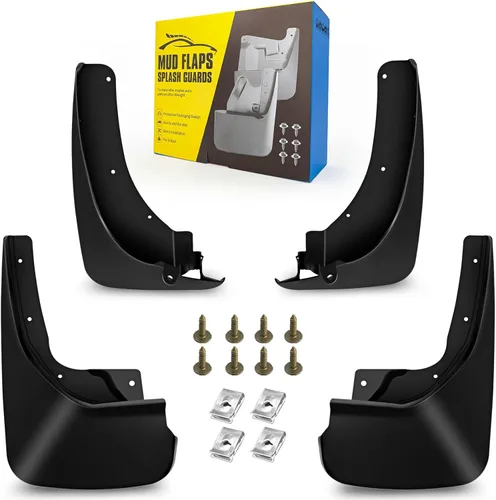 Vista 28 de Aleta de lodo Compatible con 2009-2010 Do-dge Ram 1500/2500/3500, 11-18 Ram 1500/2500/3500, Compatible con ruedas traseras simples, No es compatible