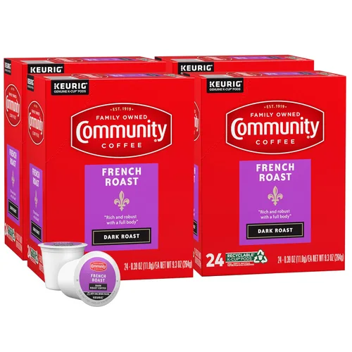 Vista 85 de Community Coffee Coffee & Chicory - 12 cápsulas de café, tostado medio oscuro, compatible con cafeteras Keurig 2.0 K-Cup, 12 unidades (paquete de 1)
