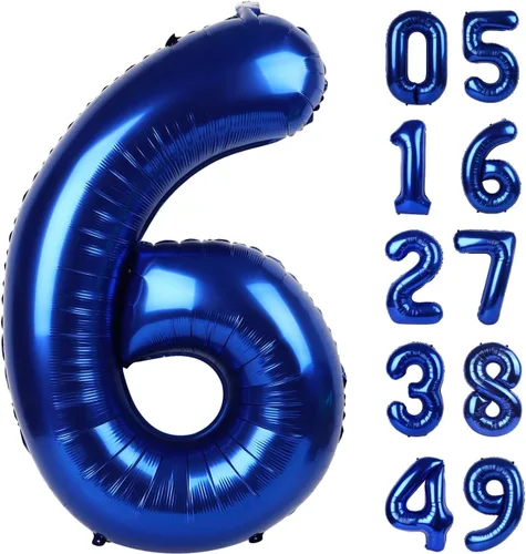 Vista 461 de Globos con números con estampado de vaca, globos de 40 pulgadas del número 0-9 (cero-nueve), globo de vaca para suministros de fiesta de cumpleaños