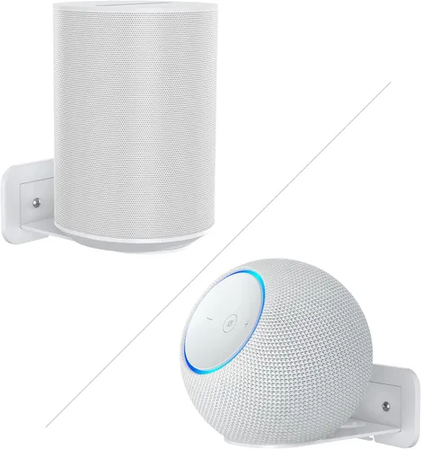 Vista 10 de HomeMount Soporte de pared ajustable para altavoz Sonos Era 100, soporte de estudio de metal que ahorra espacio con gestión de cables para ocultar
