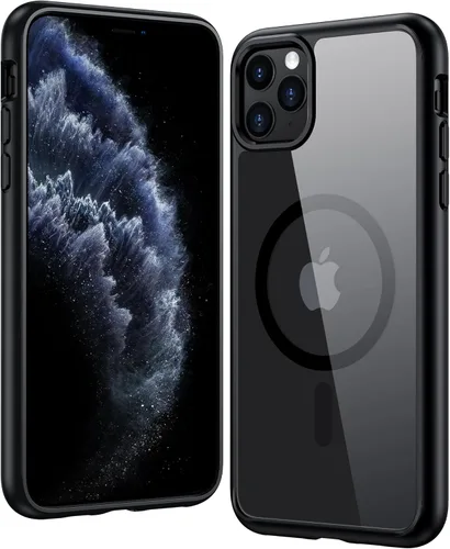 Vista 15 de FNTCASE para iPhone Air Case Clear: Fundas magnéticas para teléfono con protector de pantalla a prueba de caídas, compatibles con Magsafe, delgadas