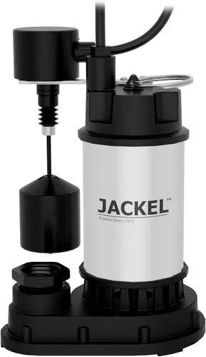 Vista 2 de JACKEL Sistema de bomba de sumidero con plomería preinstalada de 1/2 HP (Modelo: JPACK22S-250V)