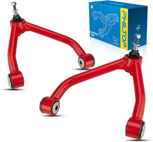 Vista 71 de PHILTOP Kit de suspensión ajustable de elevación de 1-6 pulgadas, 4 piezas de brazos de control superiores e inferiores delanteros compatibles