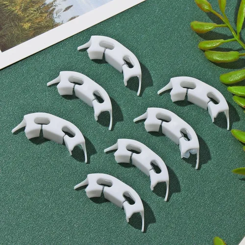 Vista 6 de gofidin 100 pinzas LST reutilizables de 90 grados para entrenamiento de plantas, control de plantas de interior, multifunción, fácil de usar, evitar