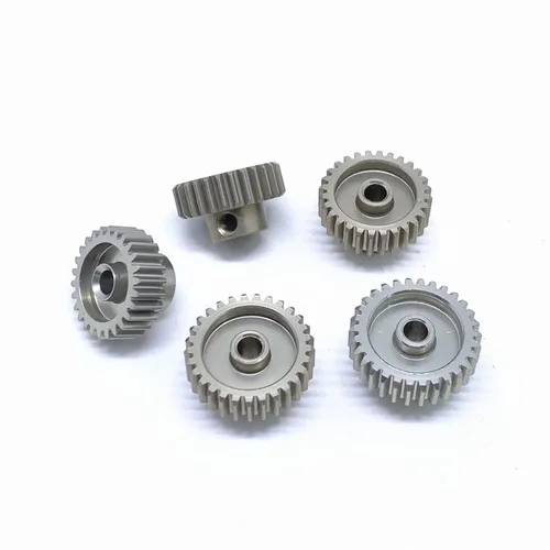 Vista 6 de KingVal Repuesto de 5 piezas 48DP 0.125 in 26T 27T 28T 29T 30T de aluminio de piñón de engranaje combinado compatible con motor sin escobillas