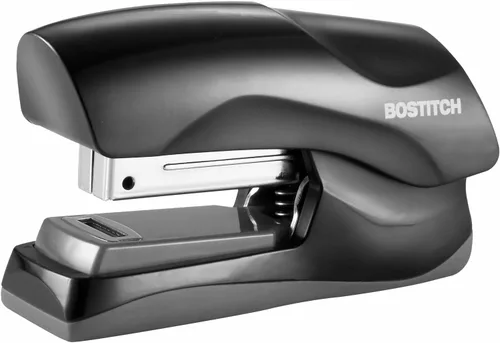 Bostitch Grapadora de Oficina de Servicio Pesado, Capacidad de 40 Hojas, Sin Atascos, Media Tira, Cabe en la Palma de Tu Mano, Para Aula, Oficina o