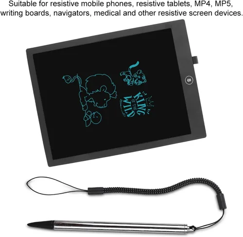 Vista 4 de Bolígrafo universal, resistente con pantalla táctil, lápiz táctil de punta dura, lápiz táctil resistente para POS, PDA, PC industrial, navegador