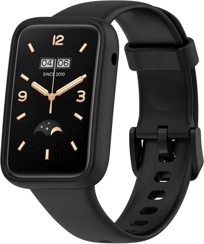 Vista 7 de Funda protectora compatible con Xiaomi Smart Band 7 Pro Marco antiarañazos de silicona para Mi Band 7 Pro Smart Watch, accesorios de cobertura