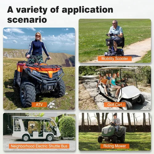 Vista 9 de Batería de litio de 36 V para carrito de golf TEMGO, batería LiFePO4 de 38,4 V y 100 Ah TEMGO, BMS de 200 A con Bluetooth integrado, incluye