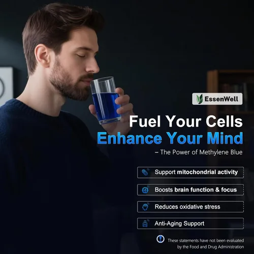 Vista 3 de Grado farmacéutico azul de metileno 4.06 fl oz,1% USP Grado Solución Mezcla Vitamina