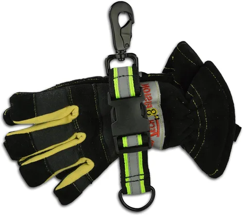 Vista 4 de Lightning X - Correa de guantes de nailon balístico resistente, tamaño ajustable, cinta reflectante para acceso rápido