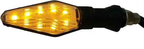 Vista 3 de Black Sequential Lamp Turn Signals Lights LED Turn Signals Blinkers Indicators Compatible for 2016 Kawasaki Ninja H2R