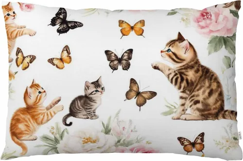 Vista 16 de EKOBLA Funda de almohada para sofá, cama, tamaño Queen estándar, 20 x 30 pulgadas Multi-a48