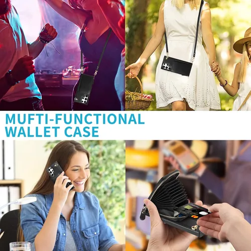 Vista 6 de JAKPAK Para Samsung Galaxy S22 Ultra 5G Funda Billetera Funda De Cuero Con Cremallera Con Tarjetero Cubierta Protectora Del Teléfono Con Funda De