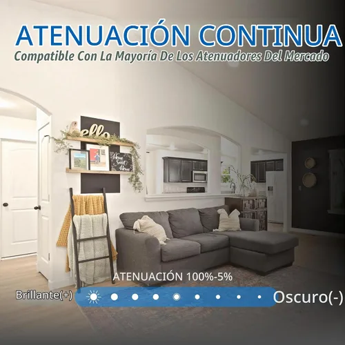 Vista 5 de ECOELER 3CCT - Luz LED de disco, luces de techo empotrables regulables de 6 pulgadas, 16.5 W 1000 lm, 3000 K/4000 K/5000 K seleccionables, adecuadas