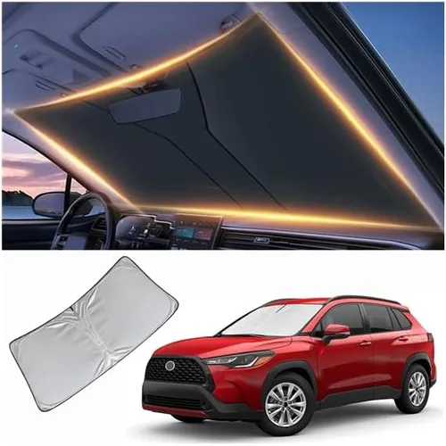 Vista 36 de Parasol para parabrisas para BMW X1 E84 para ventana delantera 2016-2024 2025 2026 X1 E84, protector de parabrisas para automóvil, accesorios