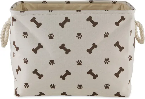 Vista 14 de Bone Dry - Cesta de juguetes para perros, rectangular, negra, pequeña, plegable Negro