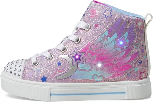 Vista 4 de Skechers Unisex-Child Twinkle Sparks-Galaxy Glitz Sneaker
