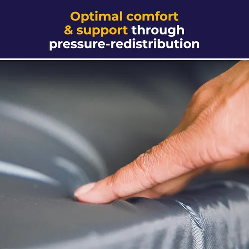 Vista 3 de Cojín para protección de la piel gel "E" para silla de ruedas, de Drive Medical, 14886, Azul oscuro, 1, 1